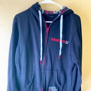 Keith Urban 2018 Grafitti tour black hoodie size small